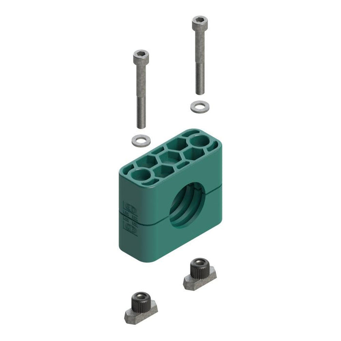 Abrazadera Parker RAP10-430 — DIN 3015-1 Tubo 10mm Acero