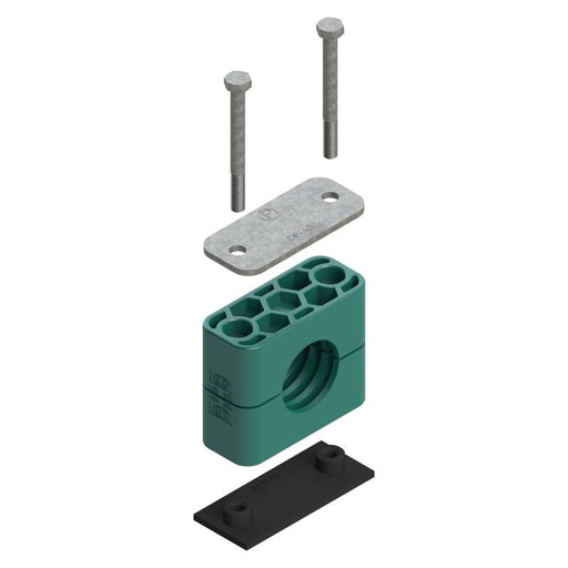 Abrazadera Parker RAP3-542 — DIN 3015-1 Tubos 6-101.8mm