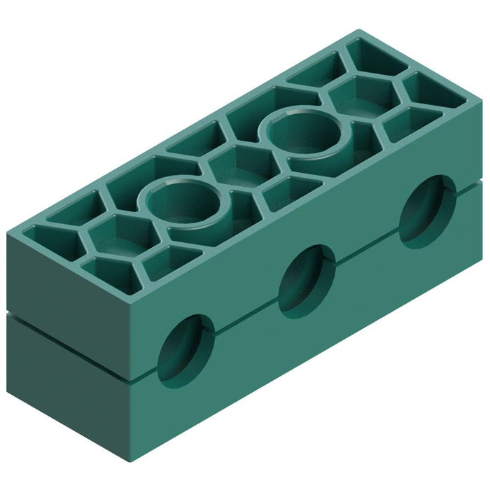 Multiabrazadera Parker RAPM212.7B3X 3 Orificios DIN 3015-1