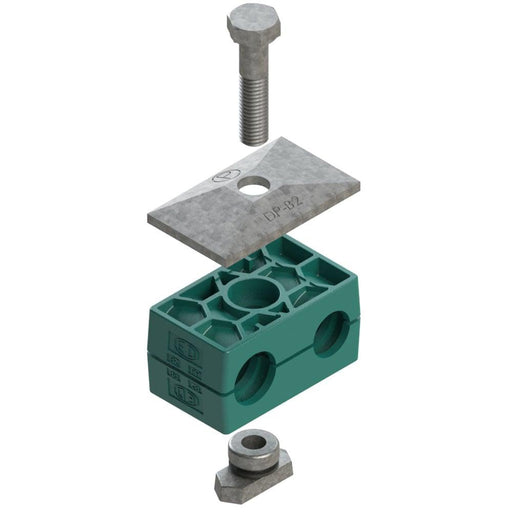 Abrazadera Parker RBP4-322 Serie B DIN 3015-3 Tubos 6-42mm
