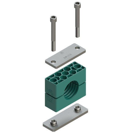 Abrazadera Parker RCP2-342 Serie C DIN 3015-2 Tubos 6-82.5mm