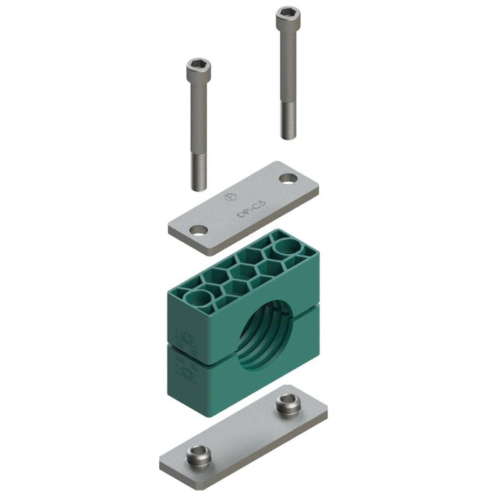 Abrazadera Parker RCP2-342 Serie C DIN 3015-2 Tubos 6-82.5mm