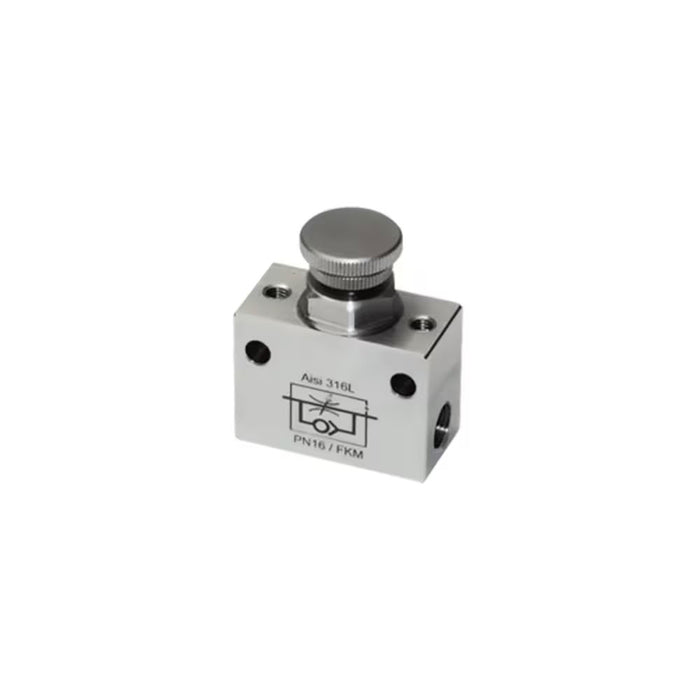 Regulador de Flujo Unidireccional en Acero Inoxidable Parker 7820 00 13 Serie 7820 para Rosca Hembra BSPP G1/4