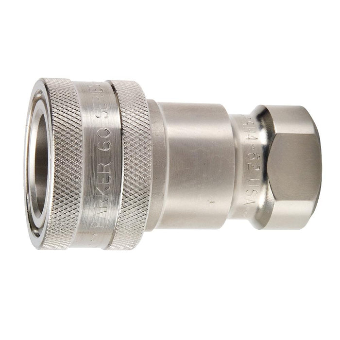 Conector Parker SSH4-62Y-T10 — Acero Inox ISO 7241-B