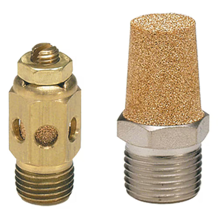 Silenciador Parker 045020002 de 1/8 in NPT Macho para Válvulas y Cilindros Neumáticos