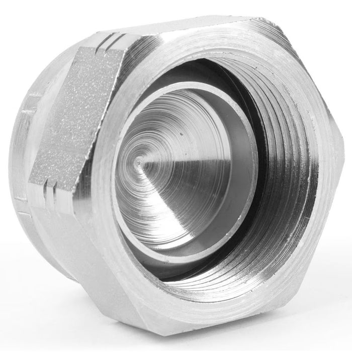 Tapón hexagonal Parker 8FNMK4S de acero para puerto BSPP de 1/2-14