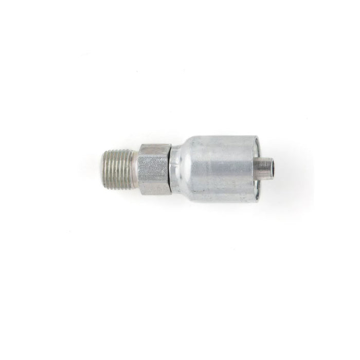 Terminal Reductor Parker 10143-6-10 Acero Macho NPTF 3/8-18 in para Manguera de 5/8 in a 3/8 in Crimp Serie 43