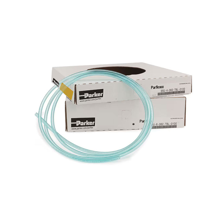 Tubo de Poliuretano Parker 95U-8-062-TBL-0100 OD de 1/2 in Color Amarillo para Neumática