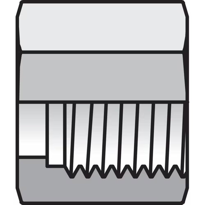 Tuerca Hexagonal Métrica Parker 12BMLS para Conexión O-Ring Face Seal de 3/4 in en Acero
