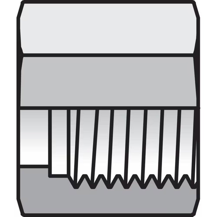 Tuerca Hexagonal Métrica Parker 4BMLS para Conexión O-Ring Face Seal de 1/4 in en Acero