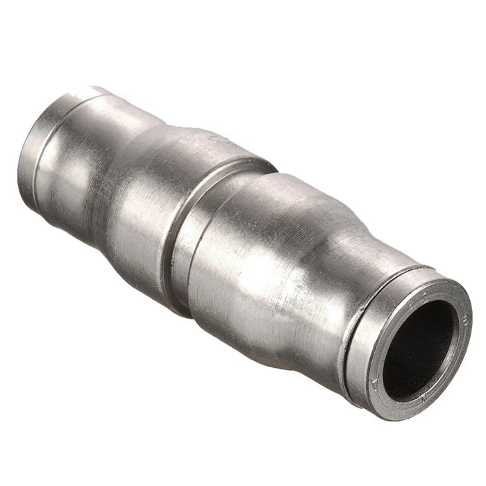 Unión Parker 62PLM-6M Prestolok PLM Conexión Rápida Push-In Latón Niquelado para Tubo 6 mm