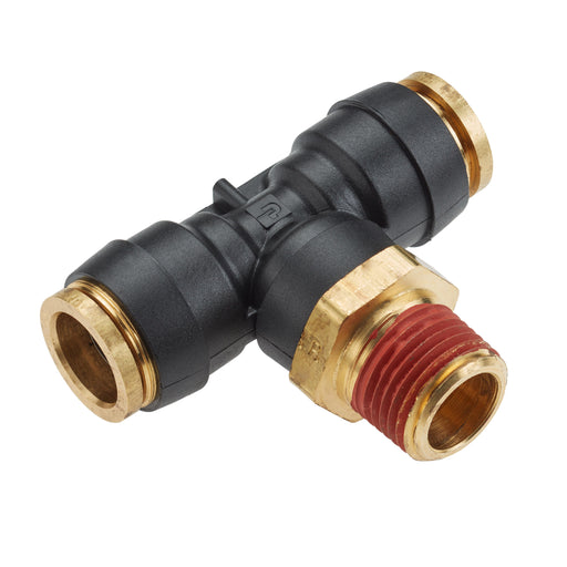 Tee Parker VS372PTCR-8-4-8 — Giratorio 1/2" NPT Composite