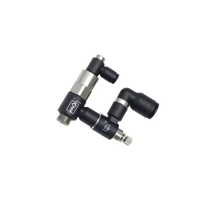 Válvula Antirretorno Pilotada con Regulador de Flujo Parker 7894 08 13 Serie 7894 Push-to-Connect para G1/4 a Tubo 8 mm