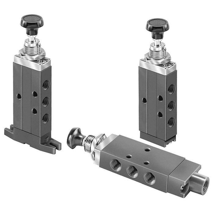 Válvula Neumática Manual Parker 410931000 de 1/8 in NPT con Vías para Aire