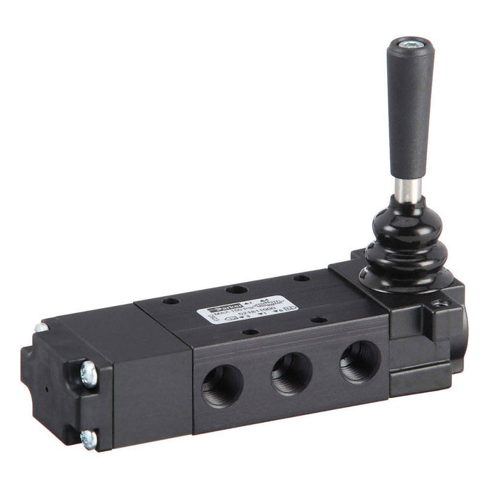 Válvula Neumática de 3 Posiciones Serie DirectAir 4 Parker 521811000 de 1/4 in NPT Centro Cerrado Tipo C