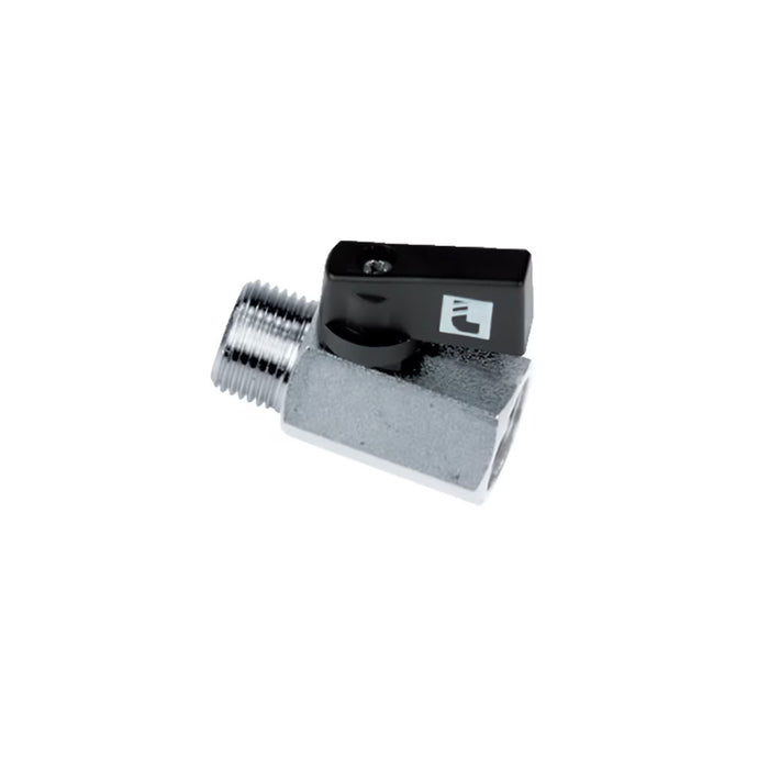 Válvula de Bola Compacta de Latón Cromado Legris Parker 4991 00 13 Rosca BSPP G1/4