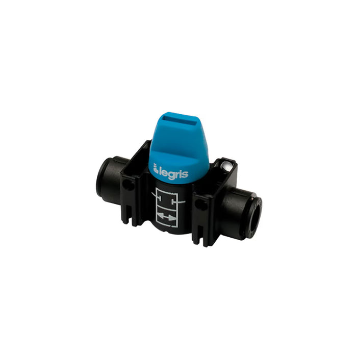 Válvula de Bola Legris Parker 7910 12 00 Serie Mini Push-to-Connect para Tubo 12 mm