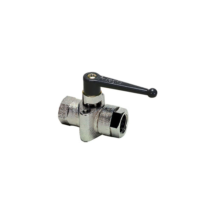 Válvula de Bola Parker Legris 6402 13 21 Serie Universal 2 Vías G 1/2 40 bar Latón Niquelado