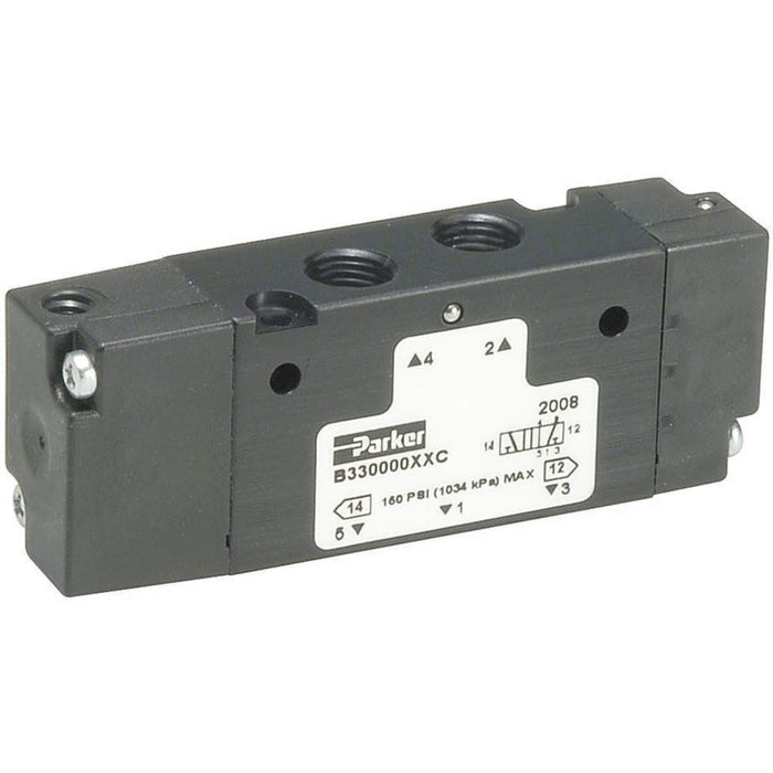 Válvula de Pilotaje Parker B5K1000XXC Serie B 3 Puertos 1/4 NPT Normalmente Cerrada