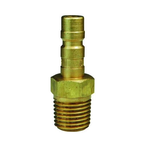 Niple Astronáutico Alta Presión Dixon Serie-A 1/8" x 1/8" - 27 NPTF rosca macho latón A1M1-B