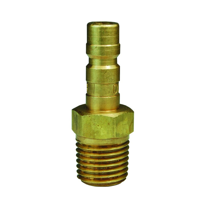 Niple Astronáutico Alta Presión Dixon Serie-A 1/8" x 1/8" - 27 NPTF rosca macho latón A1M1-B