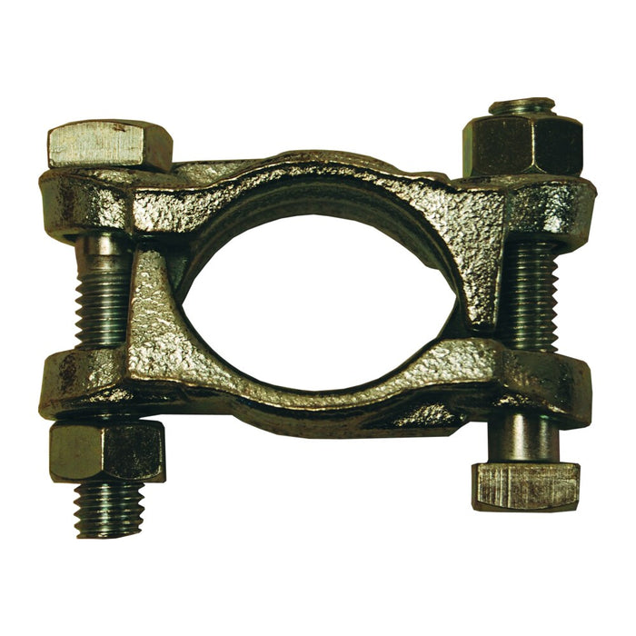 Abrazadera Dixon Doble tornillos sin saddles – 1" hierro maleable DL14