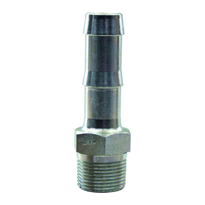 Niple King Hexagonal Para dos Abrazaderas Dixon 3/4" acero platinado KHN642