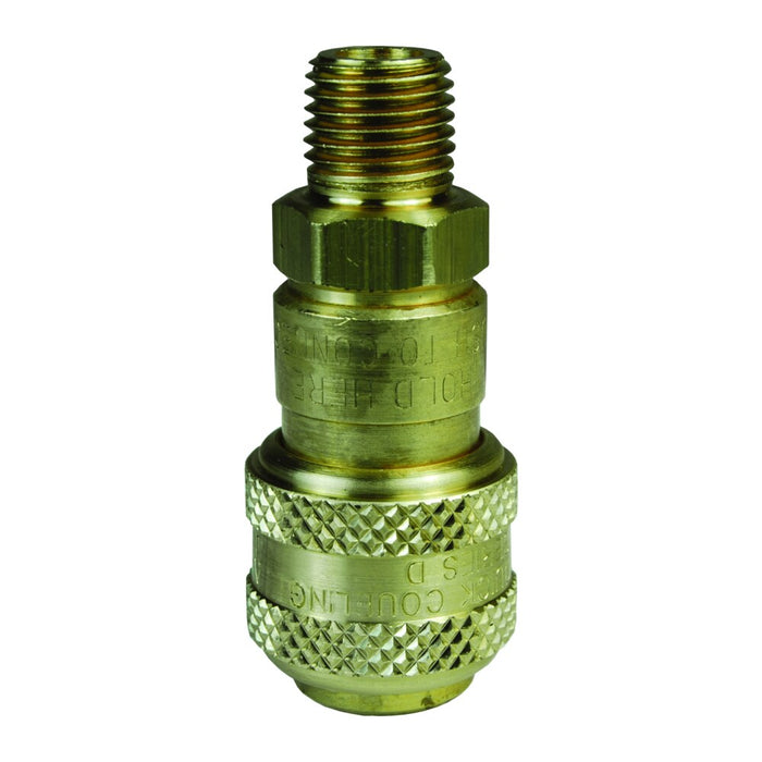 Acople Dixon Serie DF automati industrial roscas macho – 1/4" latón 2DM2-B