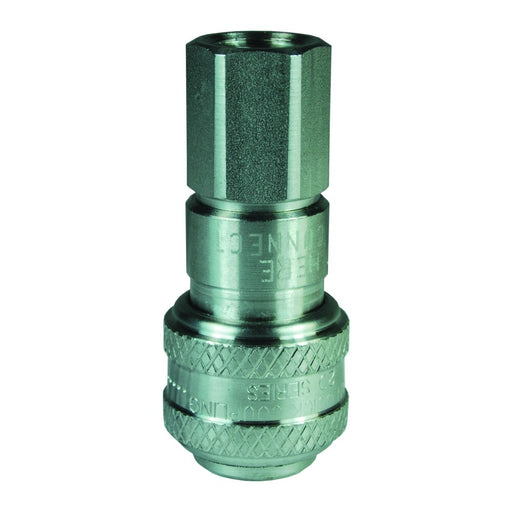 Acople Dixon Serie DF automático industrial rosca hembra – 1/4" acero inoxidable 2DF2-S