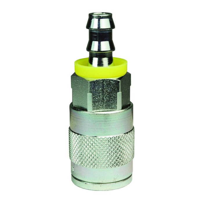 Acople Dixon Serie J Tru-Flate push loc espiga – 3/8" acero 3JB3