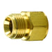 Adaptador Hembra x Macho Dixon 3/8" latón 1740606C