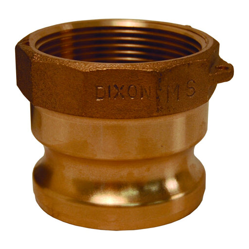 Adaptador Dixon Boss-Lock Tipo – 2 1/2" latón 250-A-BR
