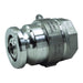 Adaptador Dixon 4'' ss desconexión en seco × 3" fem npt, buna seals – 4" acero inoxidable DBA71-300