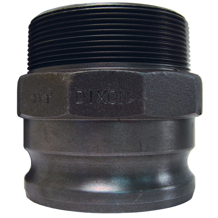 Adaptador Dixon 1-1/2" macho rosca macho NPT en hierro maleable 150-F-MI