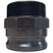 Adaptador Dixon 1-1/2" macho rosca macho NPT en hierro maleable 150-F-MI