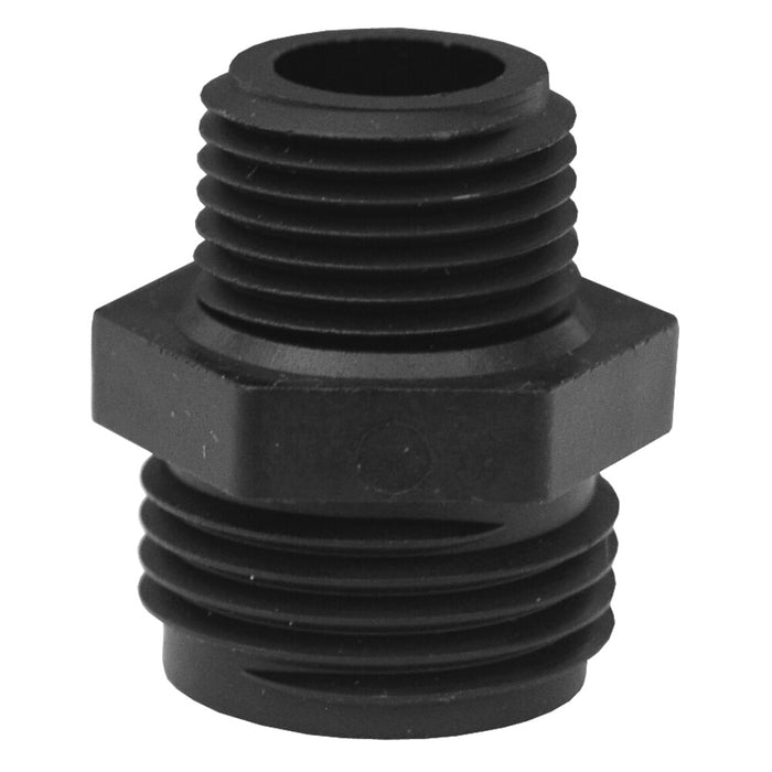 Adaptador Dixon 3/4" × 1/2" macho rosca macho NPT en polipropileno PPA774