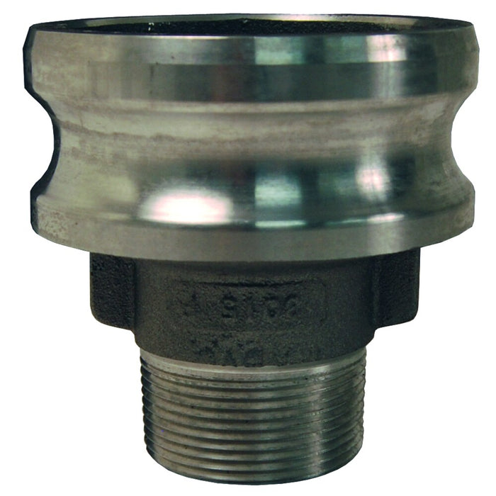 Adaptador Dixon 3" × 4" macho rosca macho NPT en aluminio 3040-F-AL