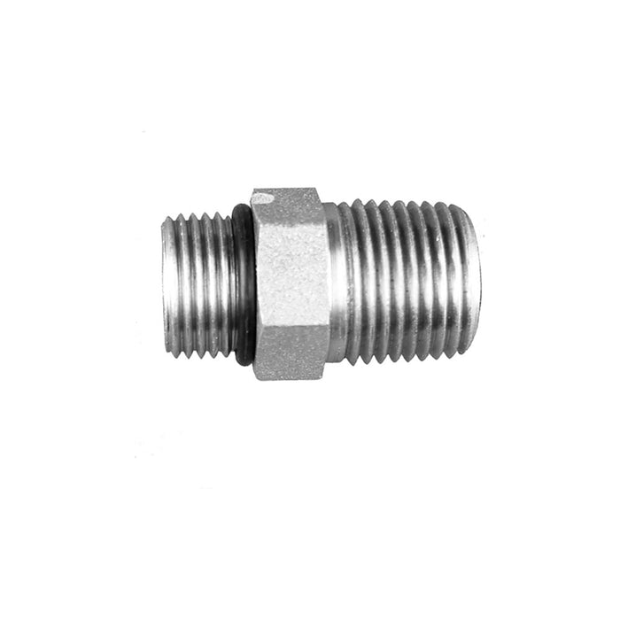 Adaptador Dixon 3/8" macho SAE O-ring Boss x macho NPTF en acero 6401-6-6