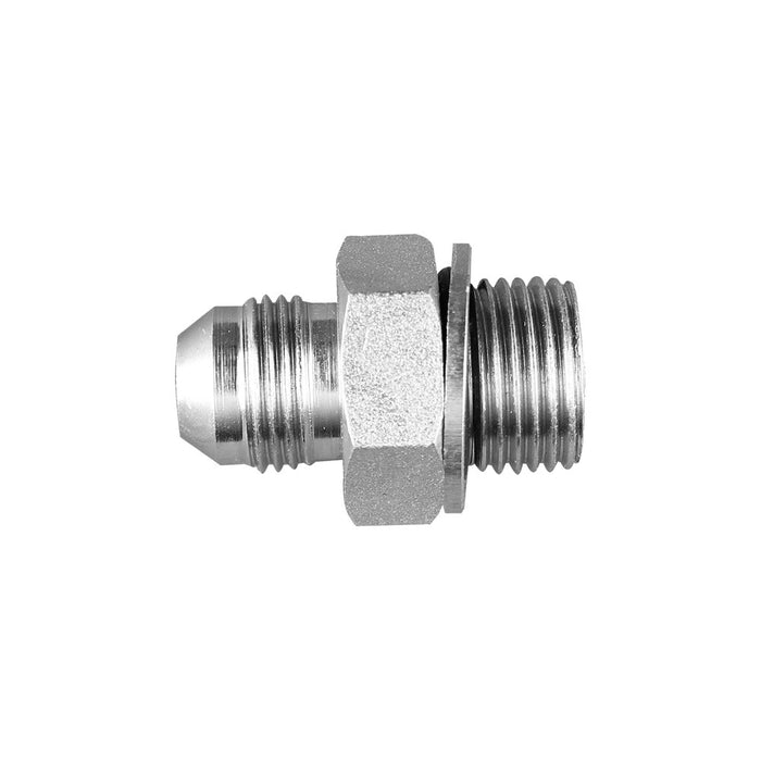 Adaptador Dixon 3/8" x 1/4" macho JIC 37° x macho BSPP en acero B3800-6-4
