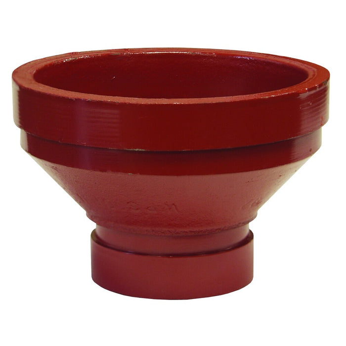 Adaptador Dixon 6" × 2-1/2" ranurado en hierro dúctil RAGG60250