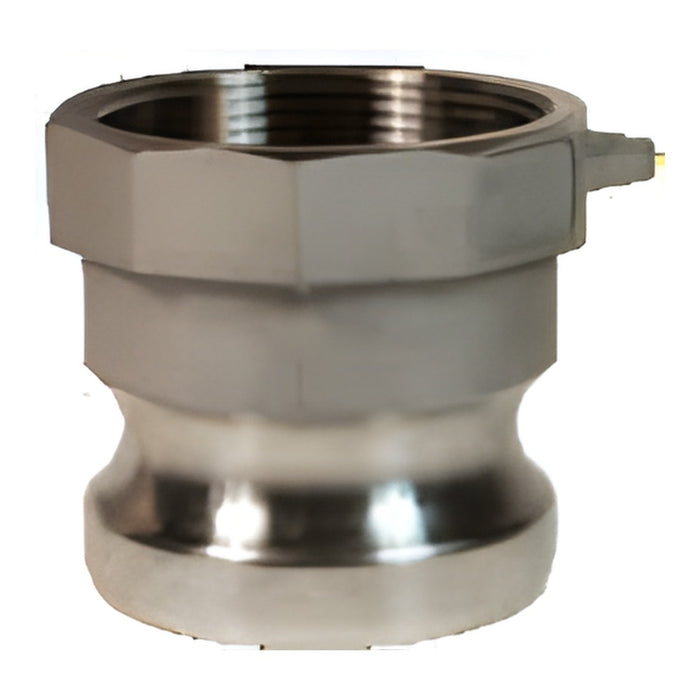 Adaptador Dixon 1/2" × 3/4" hembra rosca hembra NPT en acero inoxidable 316 7550-A-SS