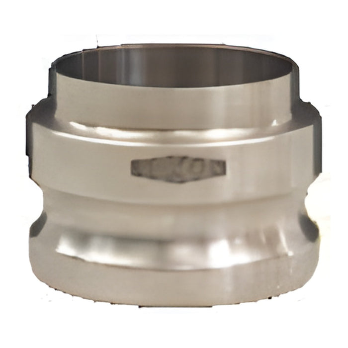Adaptador Dixon leva y ranura soldable en acero inoxidable 316 — serie RE