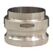 Adaptador Dixon leva y ranura soldable en acero inoxidable 316 — serie RE