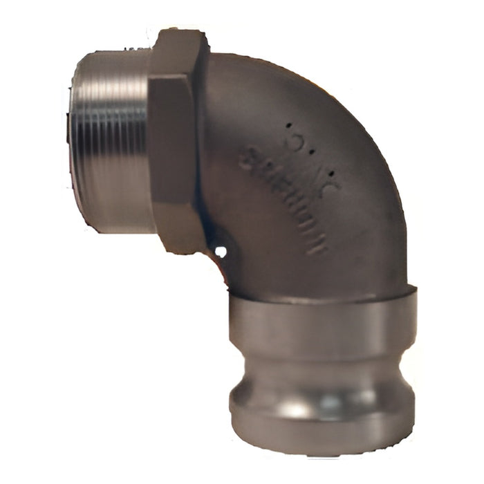 Adaptador Dixon macho rosca macho NPT en aluminio — medidas 1-1/2" a 3"
