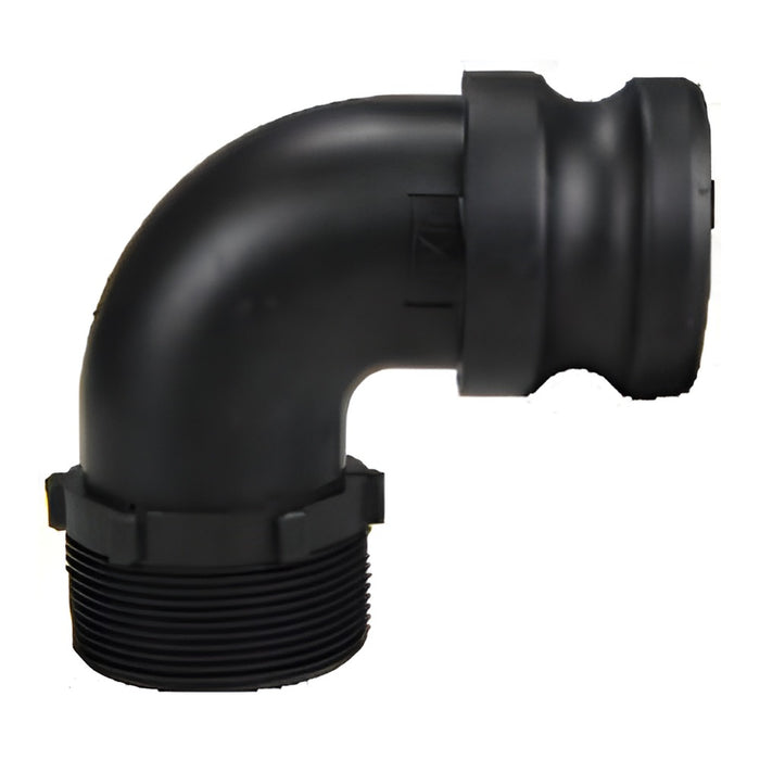 Adaptador Dixon 1-1/2" macho rosca macho NPT en polipropileno 90PPF150