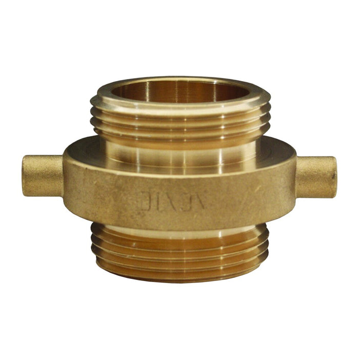 Adaptador Dixon Doble macho orejas (pasador oreja) – latón DMP1515F