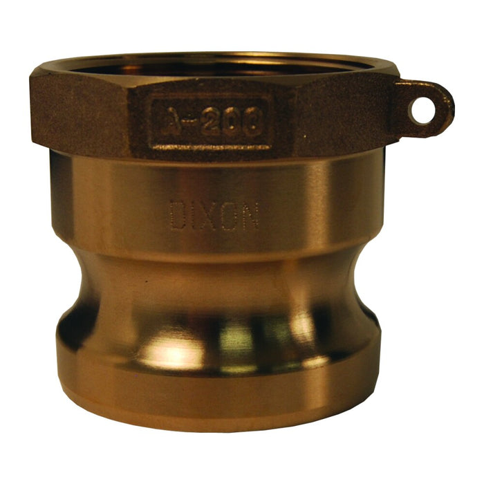 Adaptador Global Tipo A Dixon 4" latón G400-A-BR