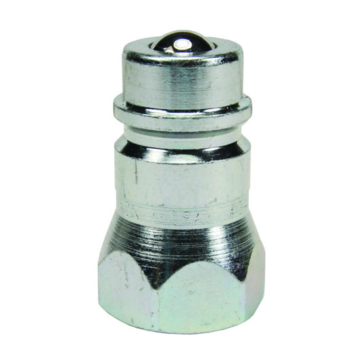 Niple Válvula de Bola Push-Pull Intercambio Agrícola Dixon Serie-AG 3/4" x 3/4" - 14 NPTF roscas hembra acero AG6F6