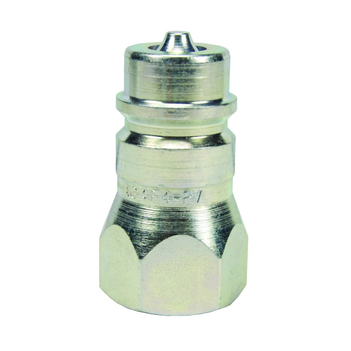 Niple Válvula Poppet Intercambio Agrícola Dixon Serie-AG 3/4" x 3/4" - 14 NPTF rosca hembra acero AG6F6-PV
