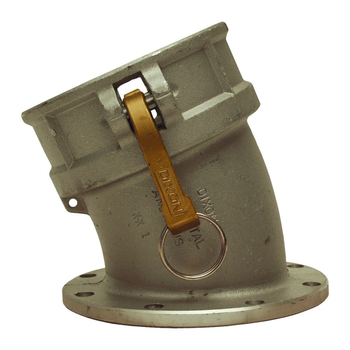 Brida Dixon 22deg × para autotanque – 4" aluminio 40022DLTAL